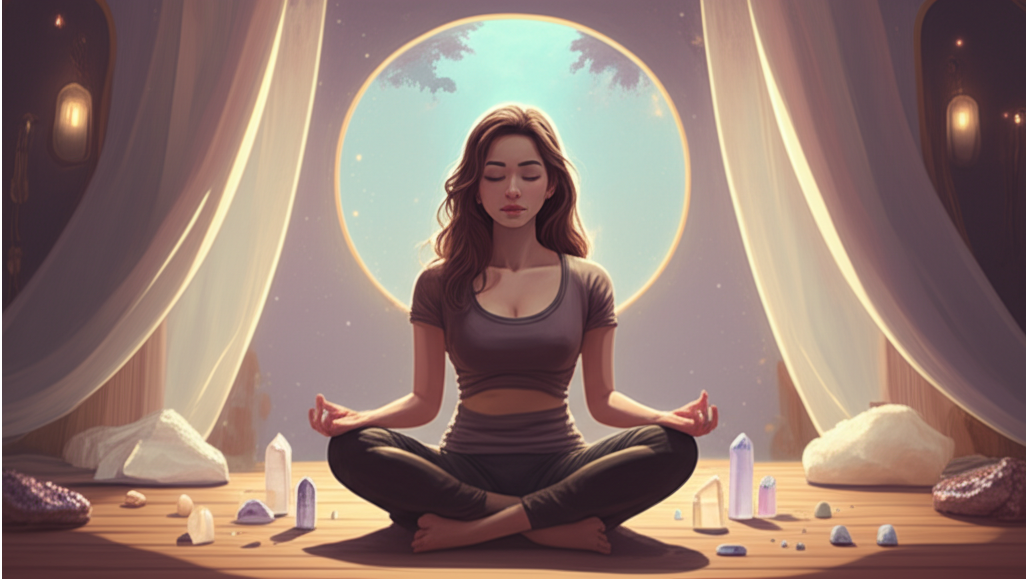 修復頂輪能量_水晶_冥想_肯定語三管齊下_找回靈性平衡