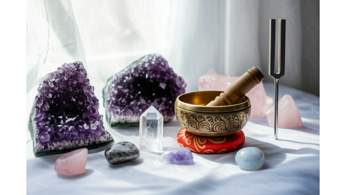 晶簇溫和淨化_日光_月光_聲音3方法_紫水晶_白水晶_粉晶淨化時間各不同