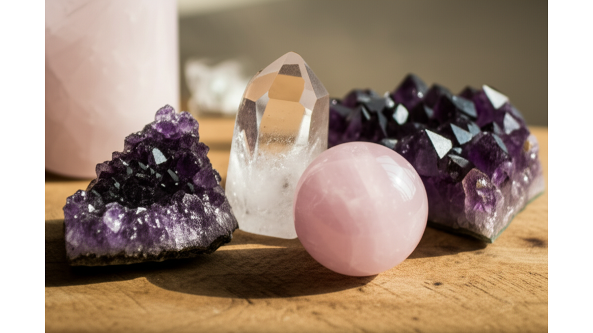 白水晶_紫水晶_粉晶_3種入門水晶功效與價格參考