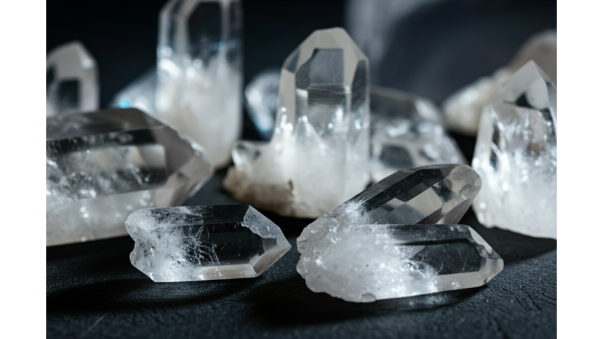 白水晶內含物_冰裂紋與棉絮狀物質的真假鑑別