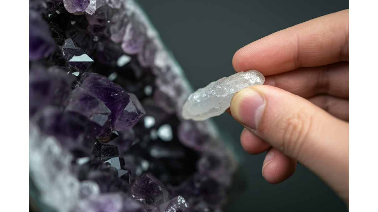 科學驗證紫水晶真偽_硬度測試_專業儀器及民間方法的可靠性分析