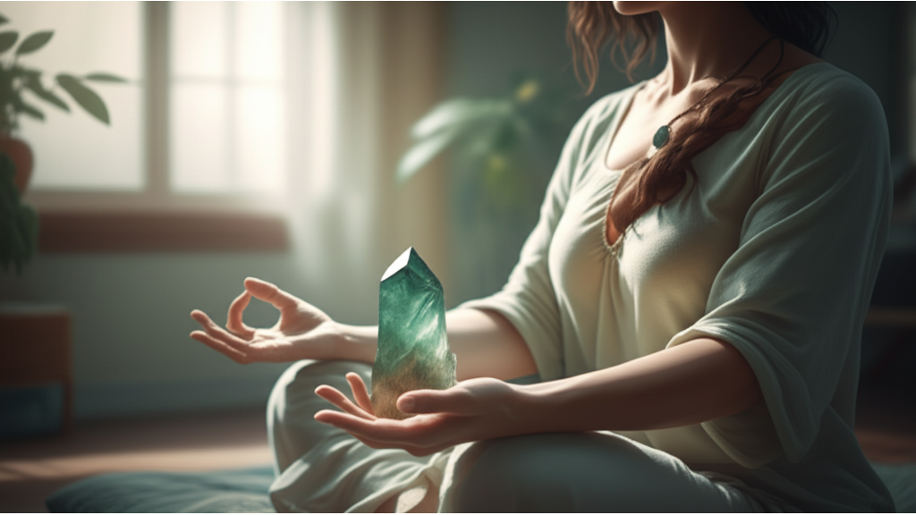 綠幽靈水晶療癒力_舒緩焦慮_提升睡眠品質_找回身心平衡