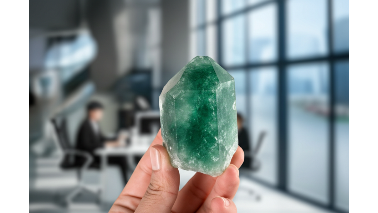 綠幽靈水晶與財富_提升業績15_-20_人脈拓展_事業升遷案例分享