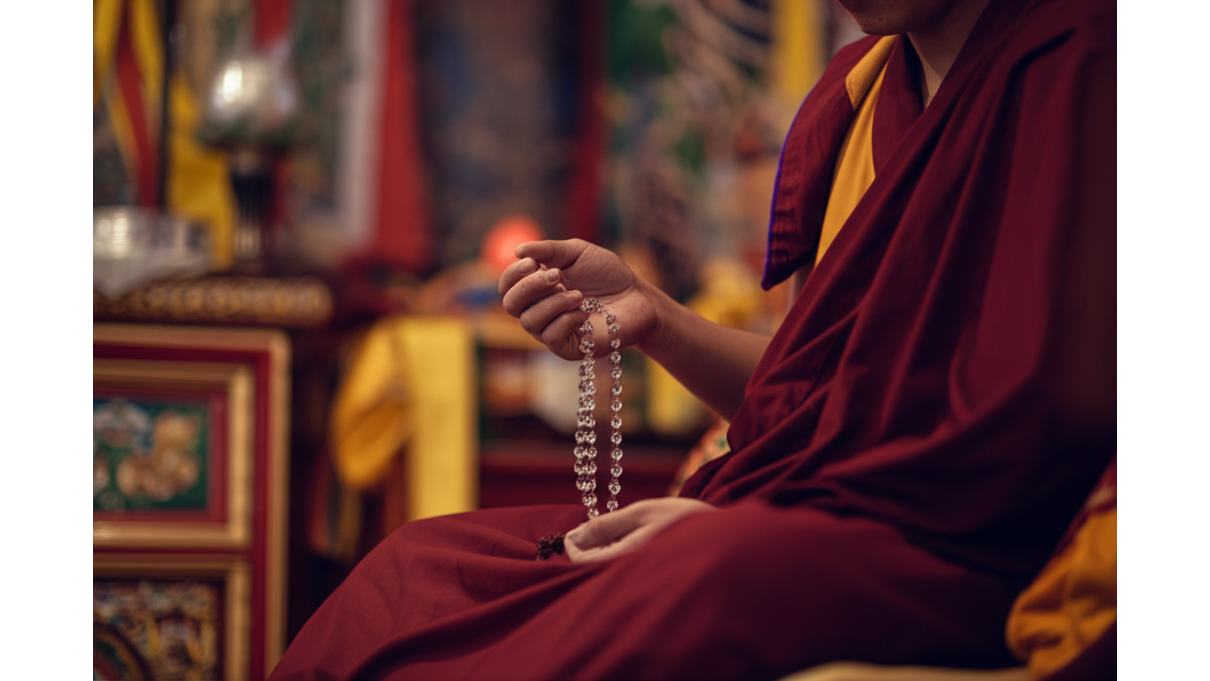 藏傳佛教水晶應用_神聖象徵與修行工具_念珠_水晶缽價格揭秘
