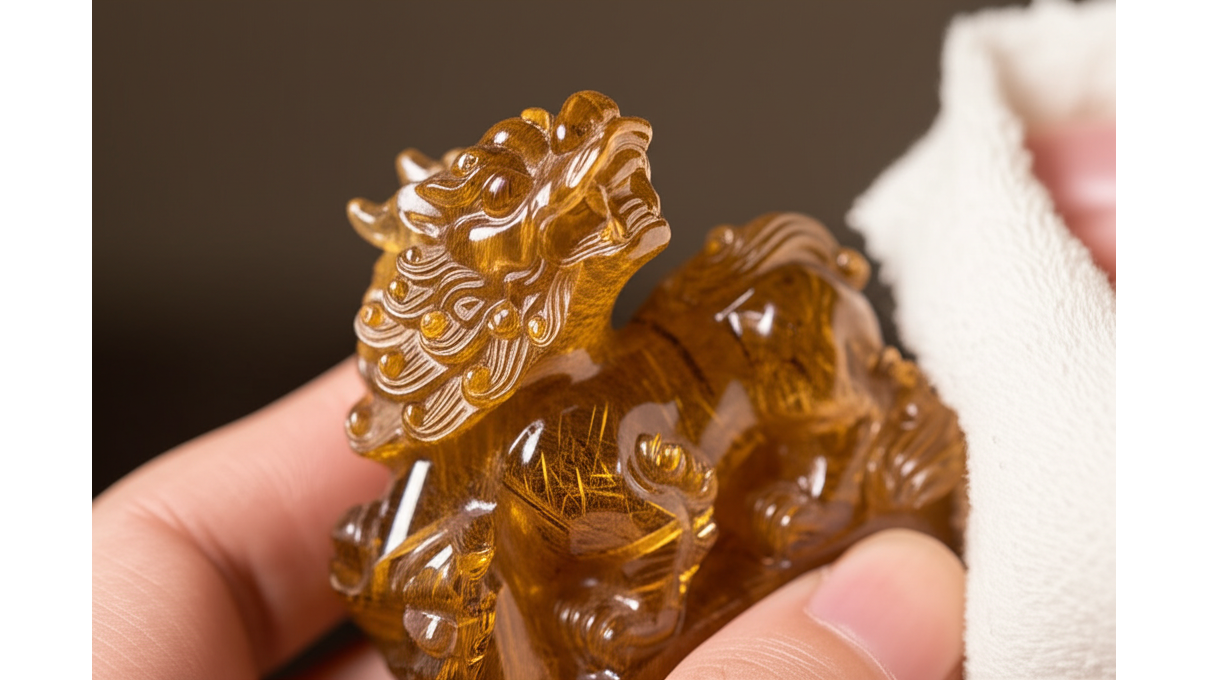 鈦晶貔貅日常保養_3種清潔法_3種消磁法_延長壽命