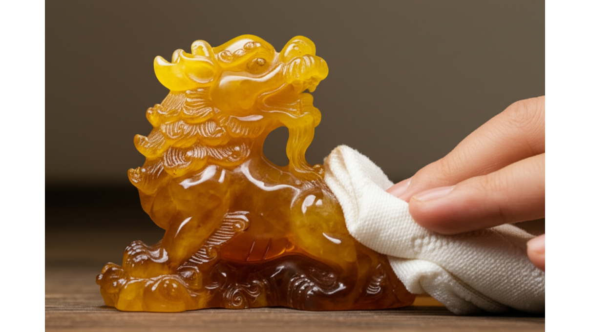 黃水晶貔貅保養與禁忌_清潔_淨化_避免接觸_維持能量的3個關鍵步驟