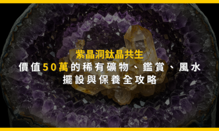 紫晶洞鈦晶共生:價值50萬的稀有礦物,鑑賞、風水擺設與保養全攻略