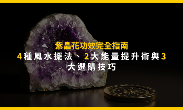 紫晶花功效完全指南：4種風水擺法、2大能量提升術與3大選購技巧